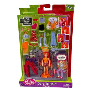 Vintage Polly Pocket Dare to Hair City Style Lea  2003 New